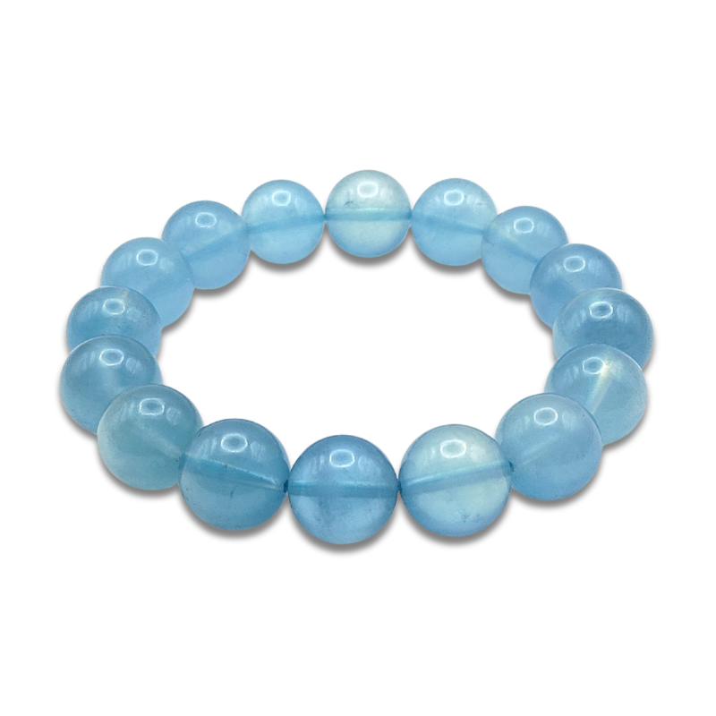 Iced Aquamarine Bracelet